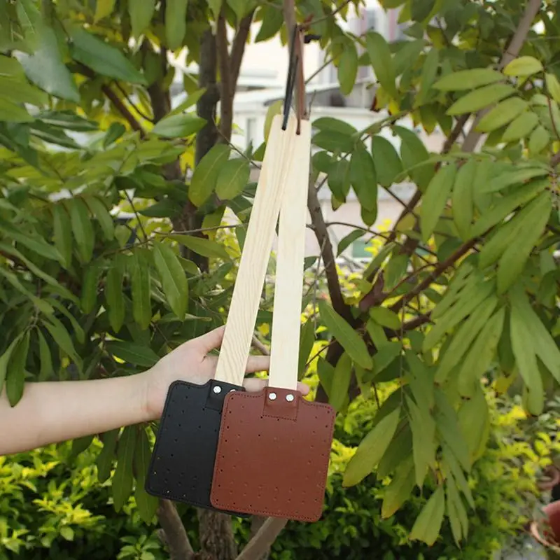 Fly Swatter Leather Fly Swat for Home Flexible Eliminate Swats Summer Mesh Home Lengthening for Garden Outdoor