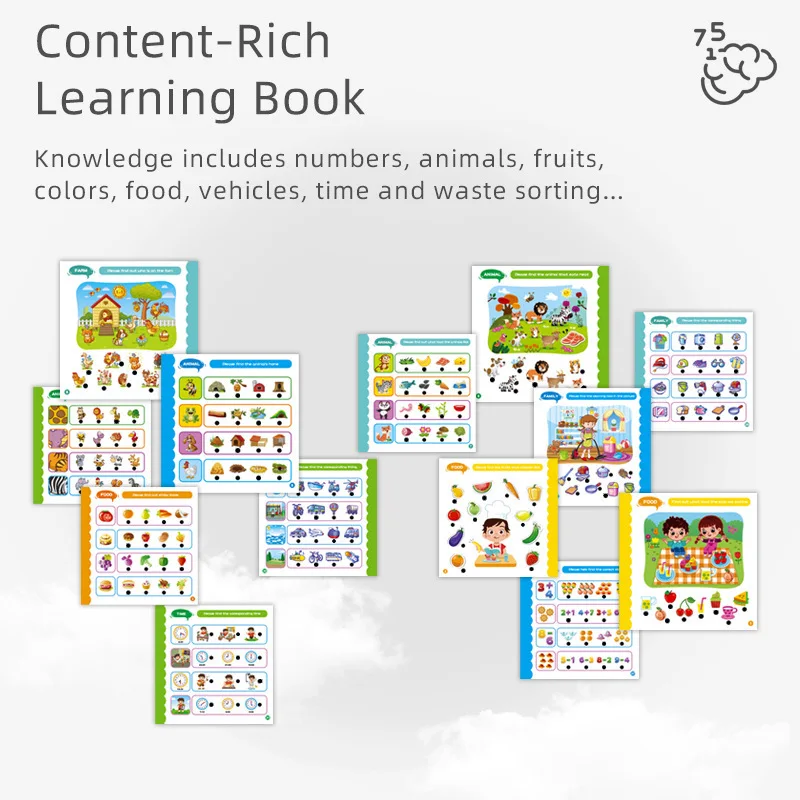Early Childhood Education Enlightenment and Enlightening English Reading Common Sense Cognitive Intelligence Logic Learning Pen 5