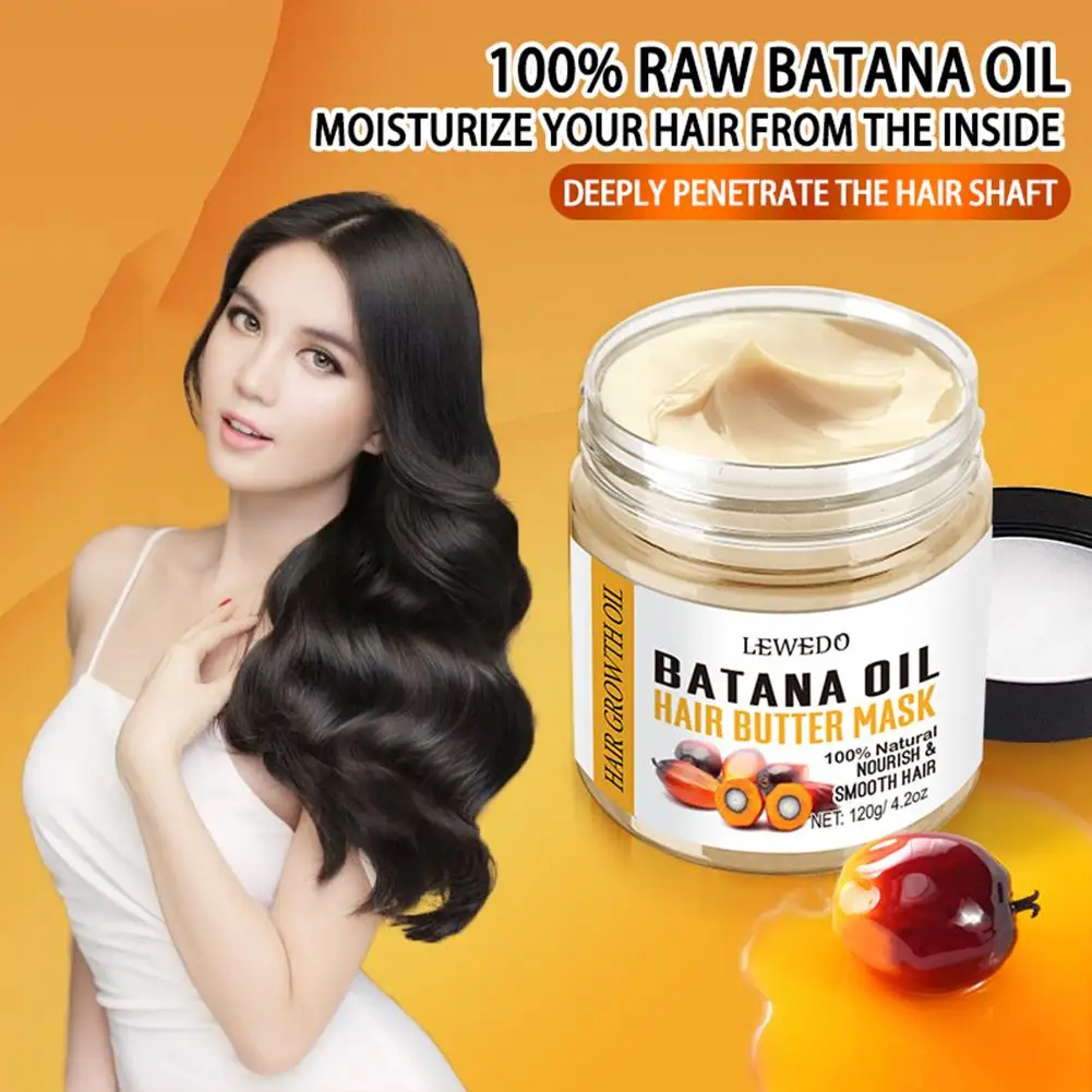 

Natural 100% Pure Batana Oil For Hair Growth Batana Oil Butter Hair Mask From Honduras Hair Loss Treatment For Black Men & Women