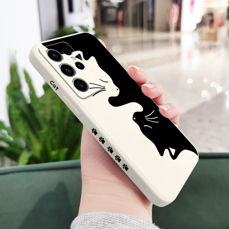 Adorable Hug Cat Phone Case Cover