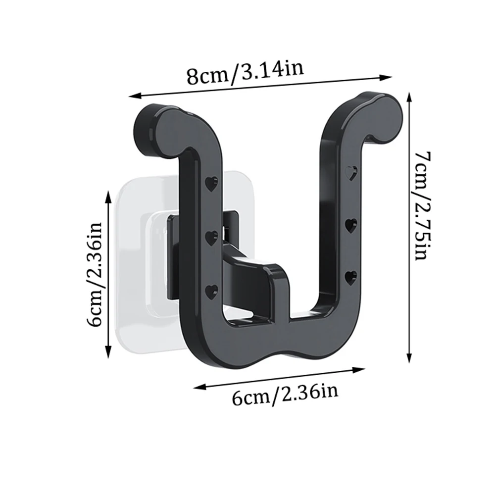 Shoe Rack U-shaped Wall Mounted Perforated Toilet Drainage Storage Rack Bathroom Wall Storage Sandal Bathroom