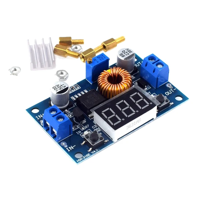 75W 5A Step Down Voltage Regulator Adjustable DC-DC Buck Converter Power  Transformer Supply 12V 24V with LED Digital Voltmeter - AliExpress