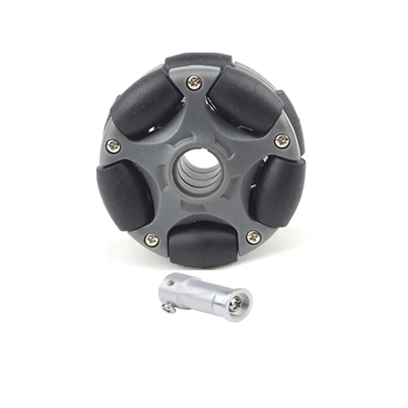 5/20Kg Load 1/2/4pcs Wheel 58/100mm Nylon Omni Wheels Rubber