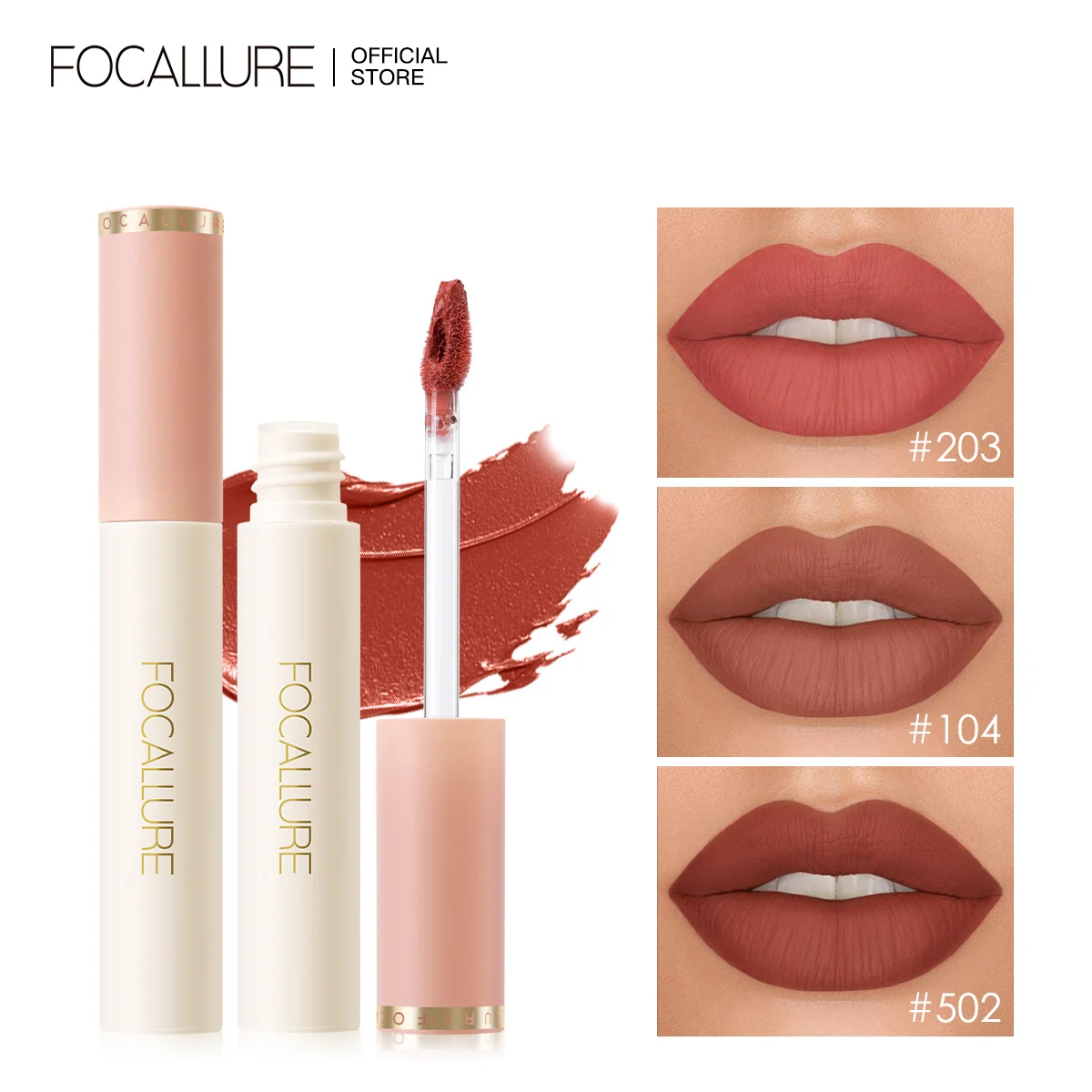 Focallure 24 цвета помада для макияжа губ блеск Женская Косметическая Помада красные