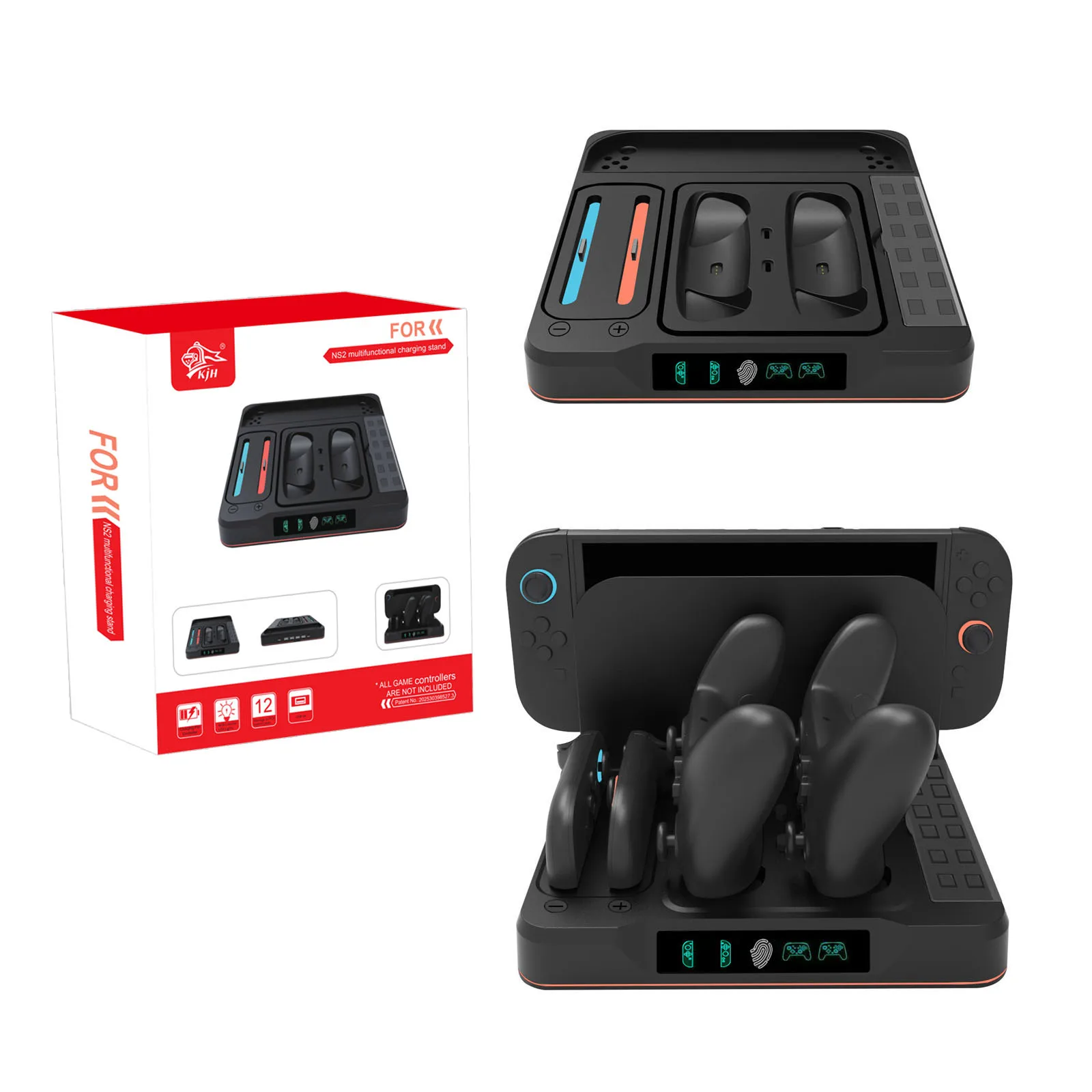 Switch 2 Proコントローラー用充電ドック（RGB照明付き）、Switch 2