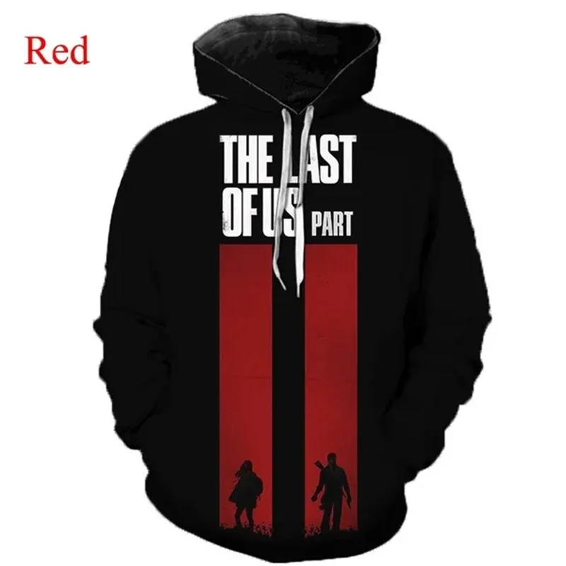 thumbnail image 1 of Sudadera con capucha con estampado 3D de The Last Of Us Part II para hombre y mujer, estilo hip hop, informal, de gran tamaño, 1 of 5