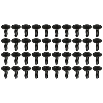Set of 40 Black Direct Replacement Car Fender Liner Screw Splash Guard Screws T25 Torx Drive For Golf N90775001 1