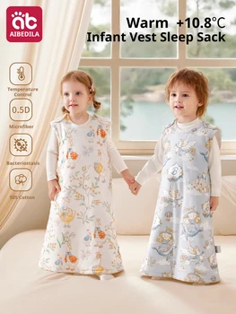 AIBEDILA Baby Sleep Sack Cotton Newborn Sleeveless Sleep Bag Soft Cozy Kids Wearable Blanket 1