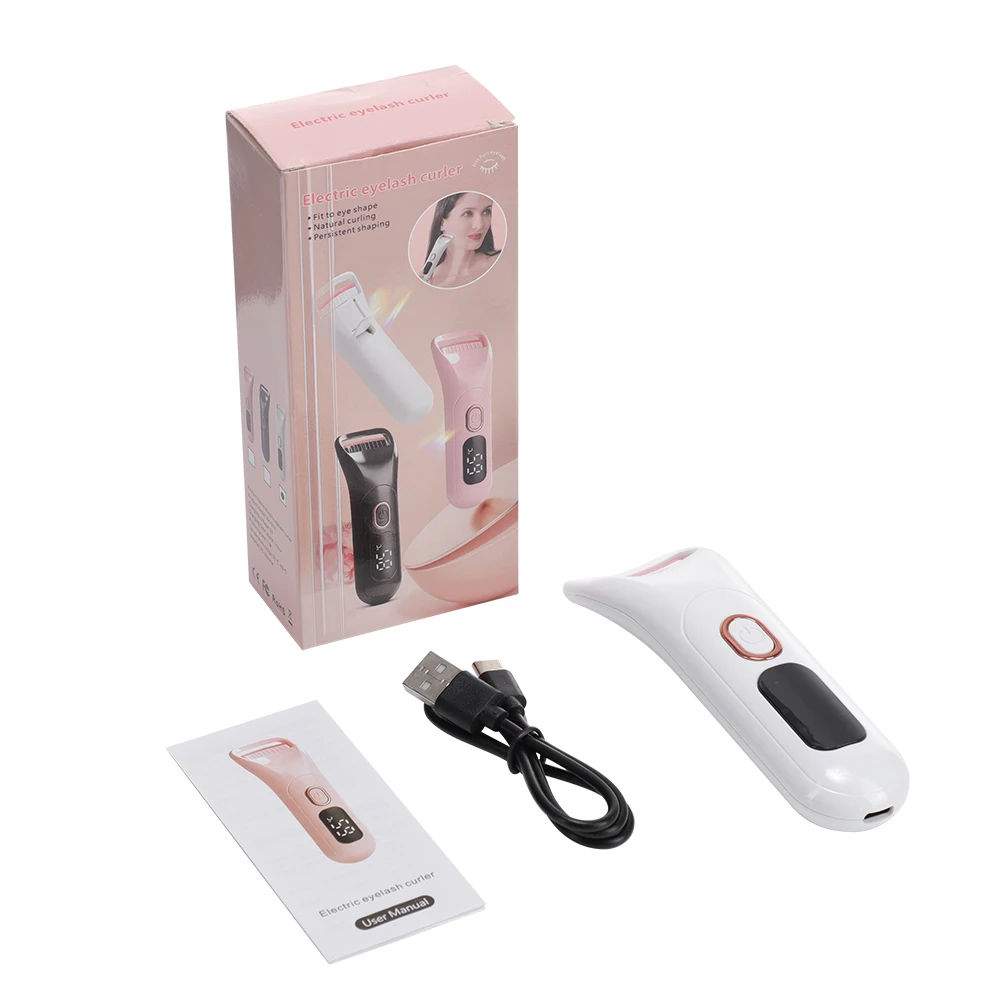Portable 5D Heating Curling Electric Eyelash Curler 3 Level Perm Eyelash Curler