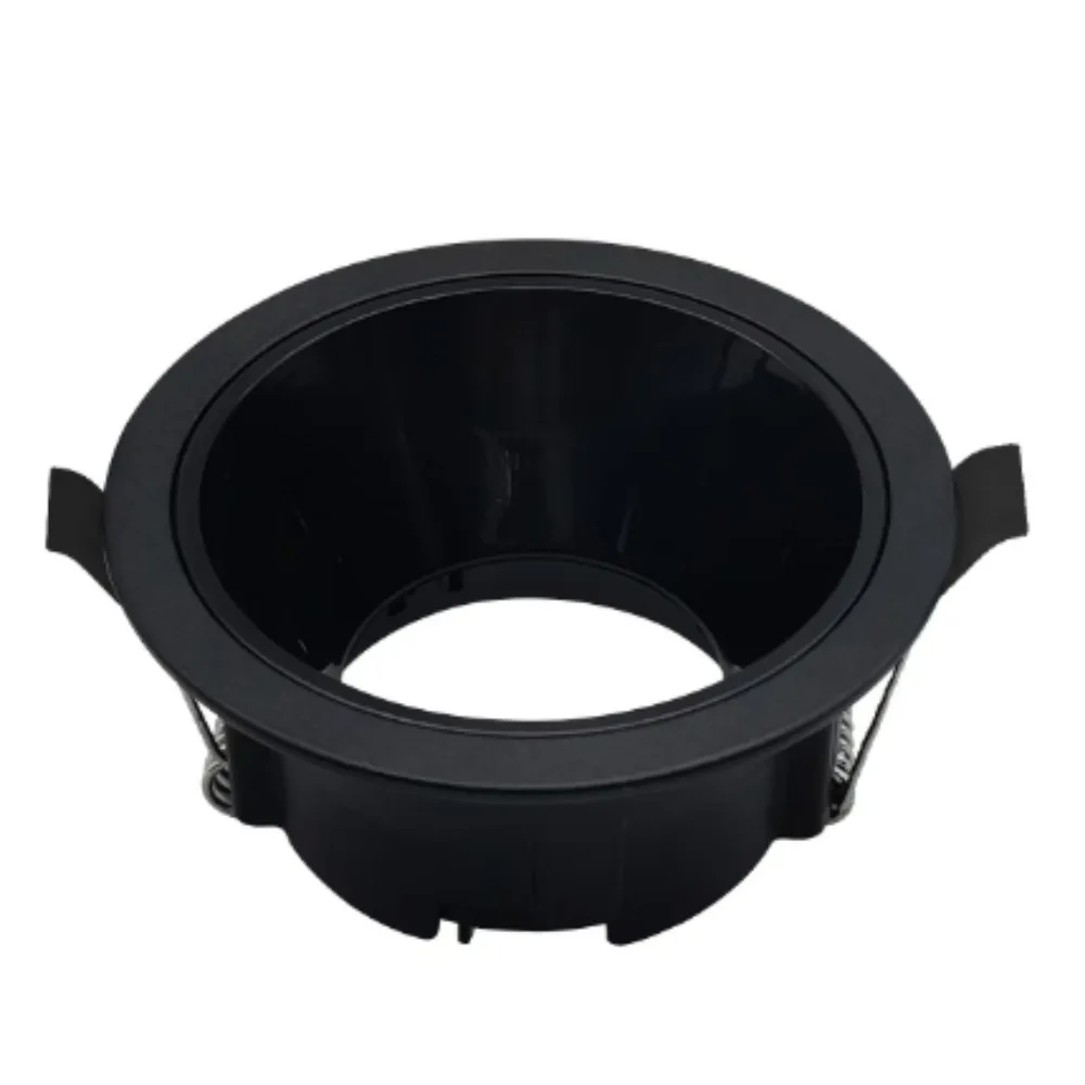 JOYINLED Metal Recessed Downlight Frame, Round GU10 MR16 Housing, LED Spotlight Fixture for Ceiling Installation