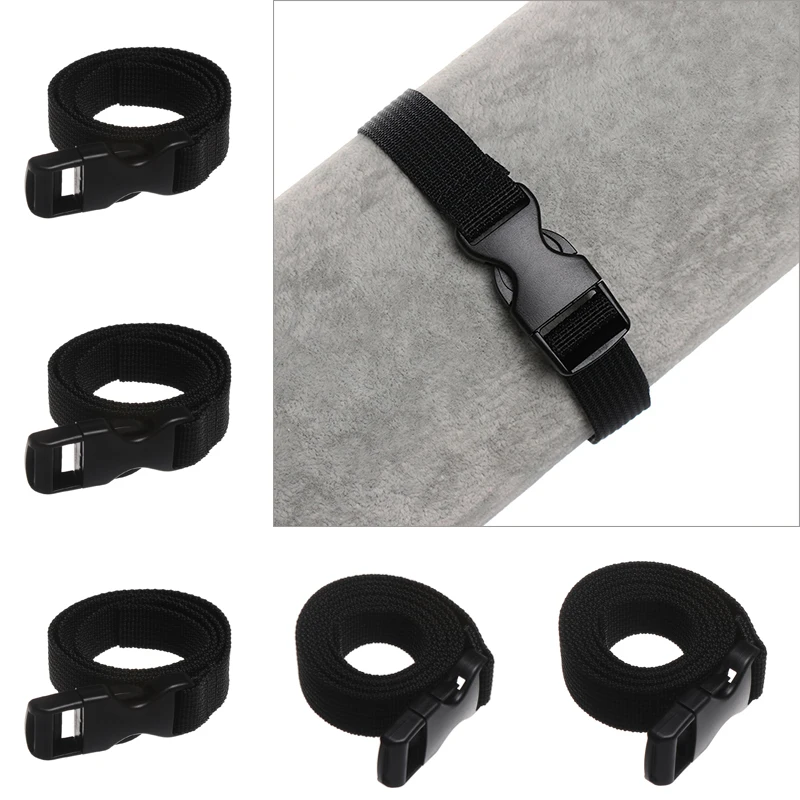 Travel Tied Nylon Cargo Tie Down Luggage Black Durable Lash Belt