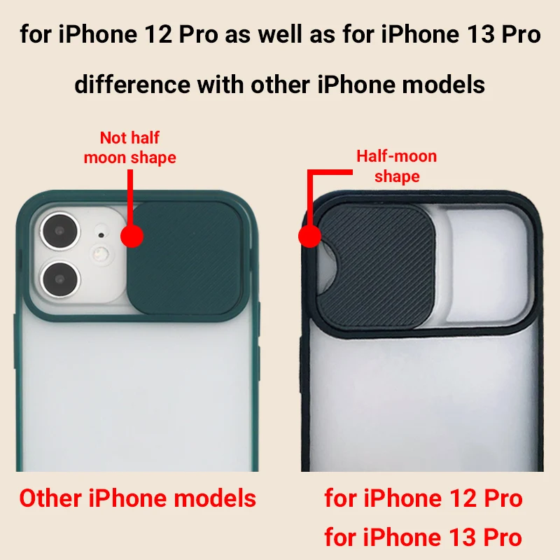 Case for iPhone 11 Case iPhone 13 11 12 Pro Max Funda Slide Luxury Case for Iphone 6 s 7 8 Plus 12 13 Mini XS Max X XR SE 2 Back