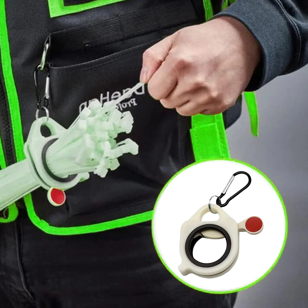 10-1ชิ้นสายเคเบิลเรืองแสงตัวจัดระเบียบสายเคเบิลตัวยึดแบบพกพาอุปกรณ์จัดเก็บลวดพลาสติกตัวจัดระเบียบเนคไท 1