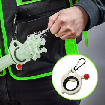 10-1ชิ้นสายเคเบิลเรืองแสงตัวจัดระเบียบสายเคเบิลตัวยึดแบบพกพาอุปกรณ์จัดเก็บลวดพลาสติกตัวจัดระเบียบเนคไท 1