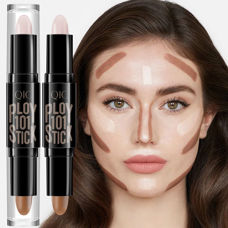 Face Concealer Professional Makeup Base Foundation Cream for Face Contouring Bronzer Women's Cosmetics