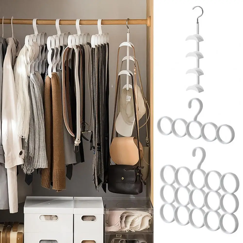 

Smooth Edge Hanger Space-saving Wardrobe Organizer Bag Hanger for Handbags Clothes Coats Hats Smooth Edge Storage for Closet
