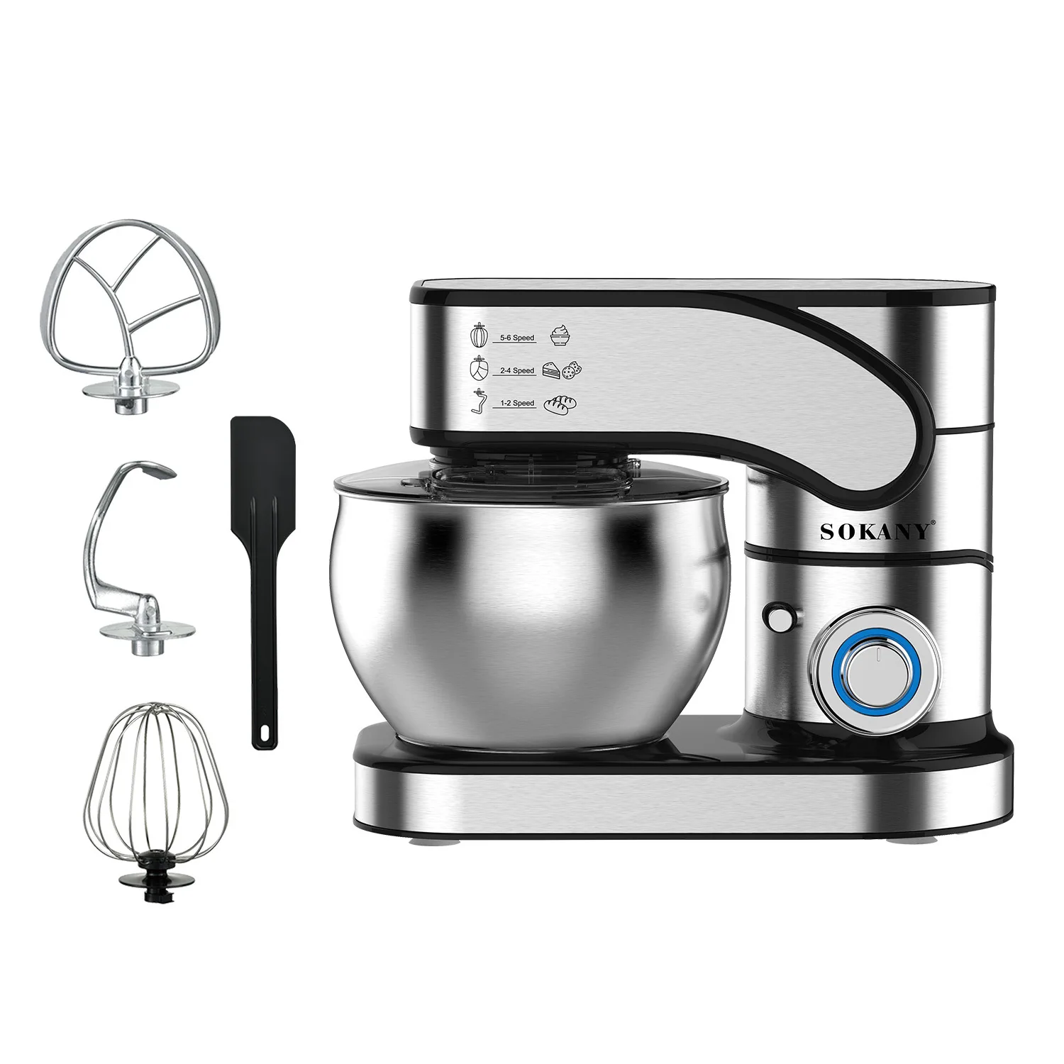 Foreign Trade SOKANY05015 Dough Kneading Machine Household 8.5L Chef Automatic Beating and Mi