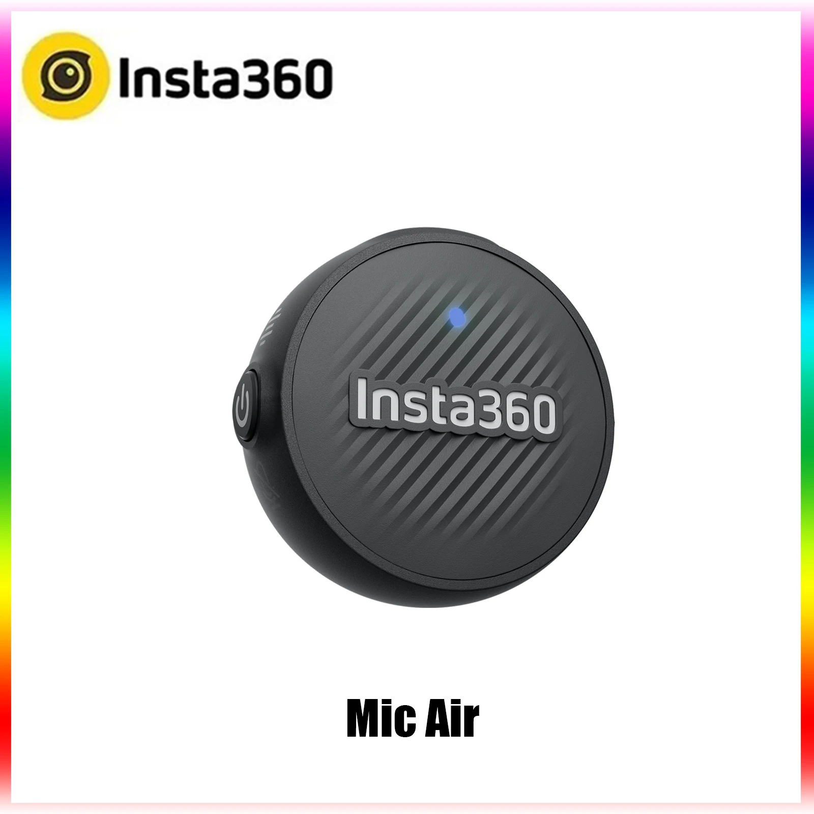 Microphone sans fil Mic Air 1TX 1RX pour caméra action 360