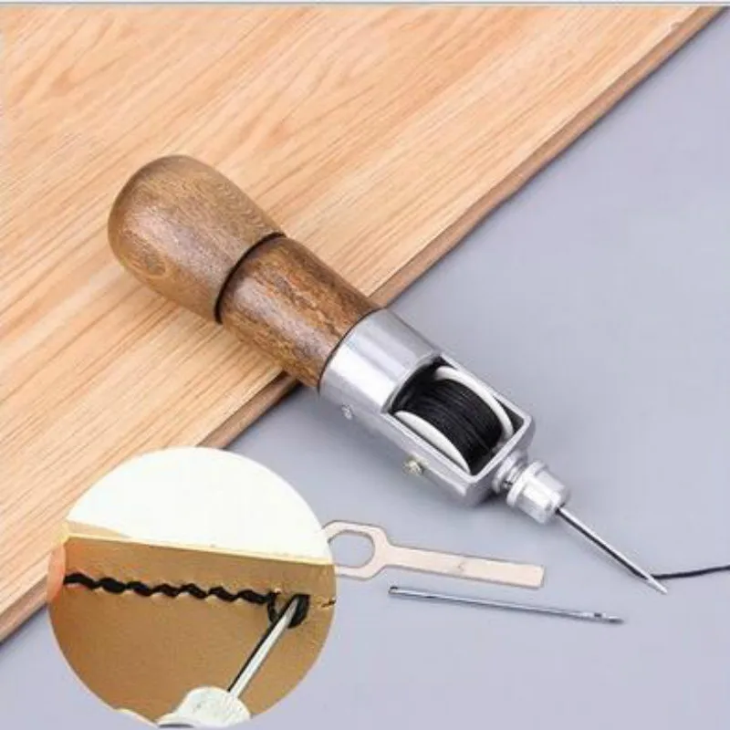 Craft Edge Stitching Belt Strip Shoemaker Tool Macchina Da Cucire In Pelle Fai Da Te Filo Di Cera Wf219
