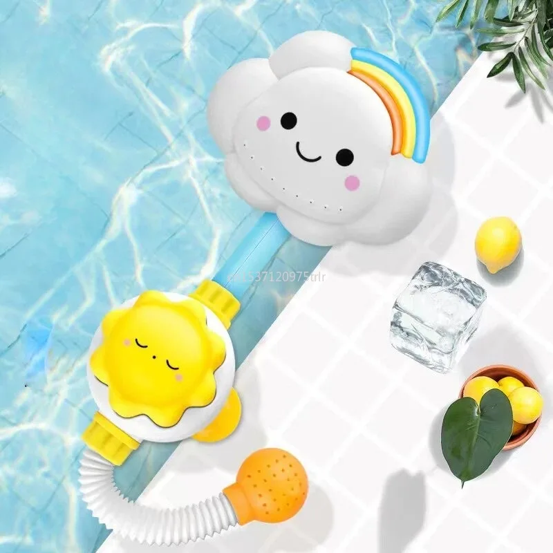 

Детские игрушки для ванной, водная игра для детей, модель облаков, смеситель для душа, спрей для воды, детская игрушка, брызги для ванной комнаты