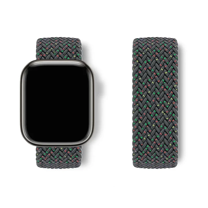 Elastic Braided Loop Watch Band Strap in Multiple Sizes