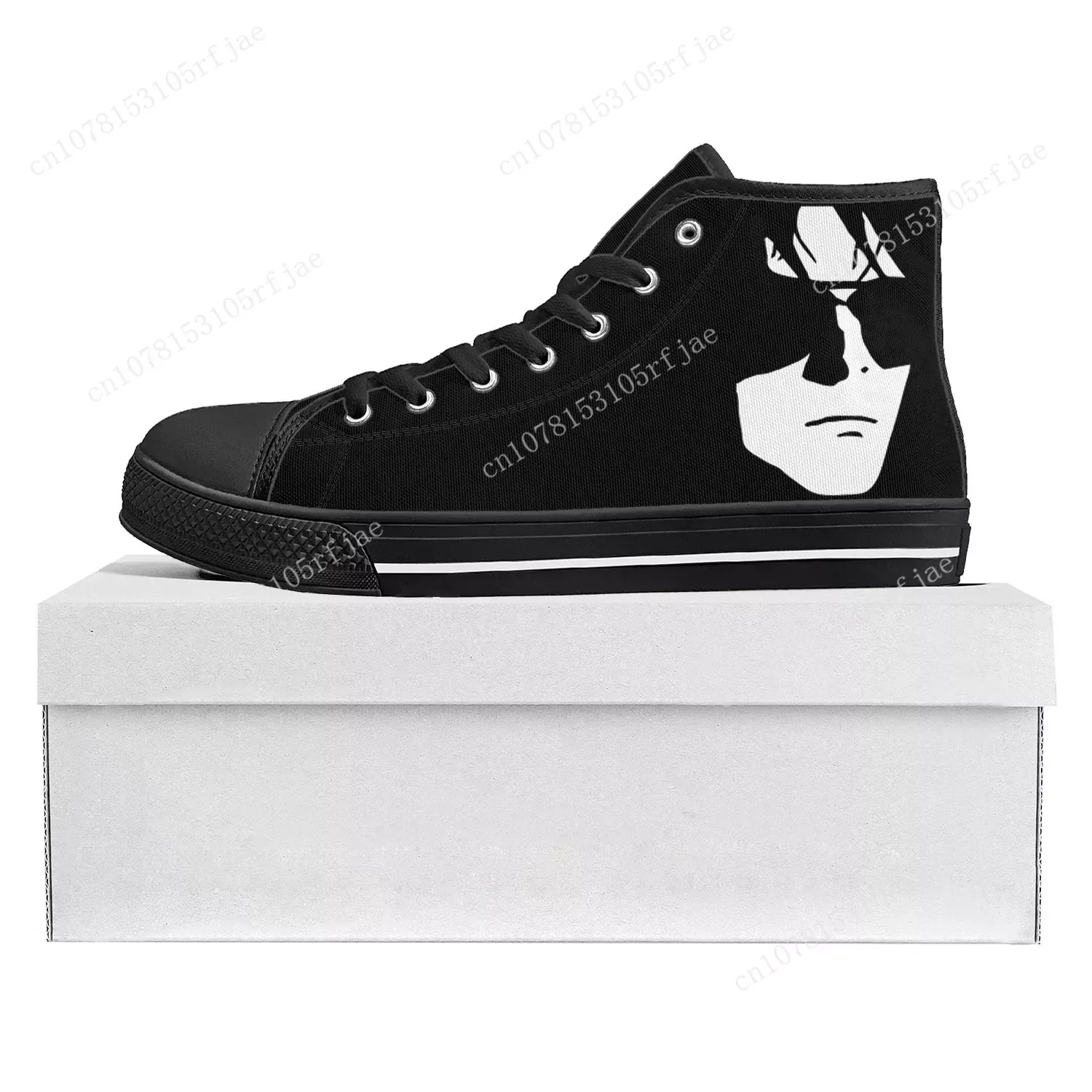 Andrew Eldritch Mercy Music Rock Band High Top High Quality Sneakers Mens Womens Teenager Canvas Sneaker Couple Shoe Custom Shoe