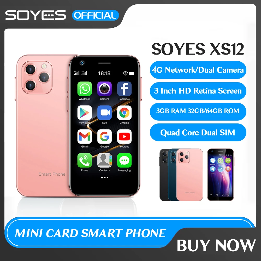 ブルー×レッド レア soyes xs12 ミニスマホ umpc - スマートフォン本体