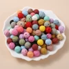 10Pcs 15mm Lantern Silicone Beads Pacifier Chain Loose Beads Baby Teething Chewing Toys DIY Jewelry Accessories BPA Free 1
