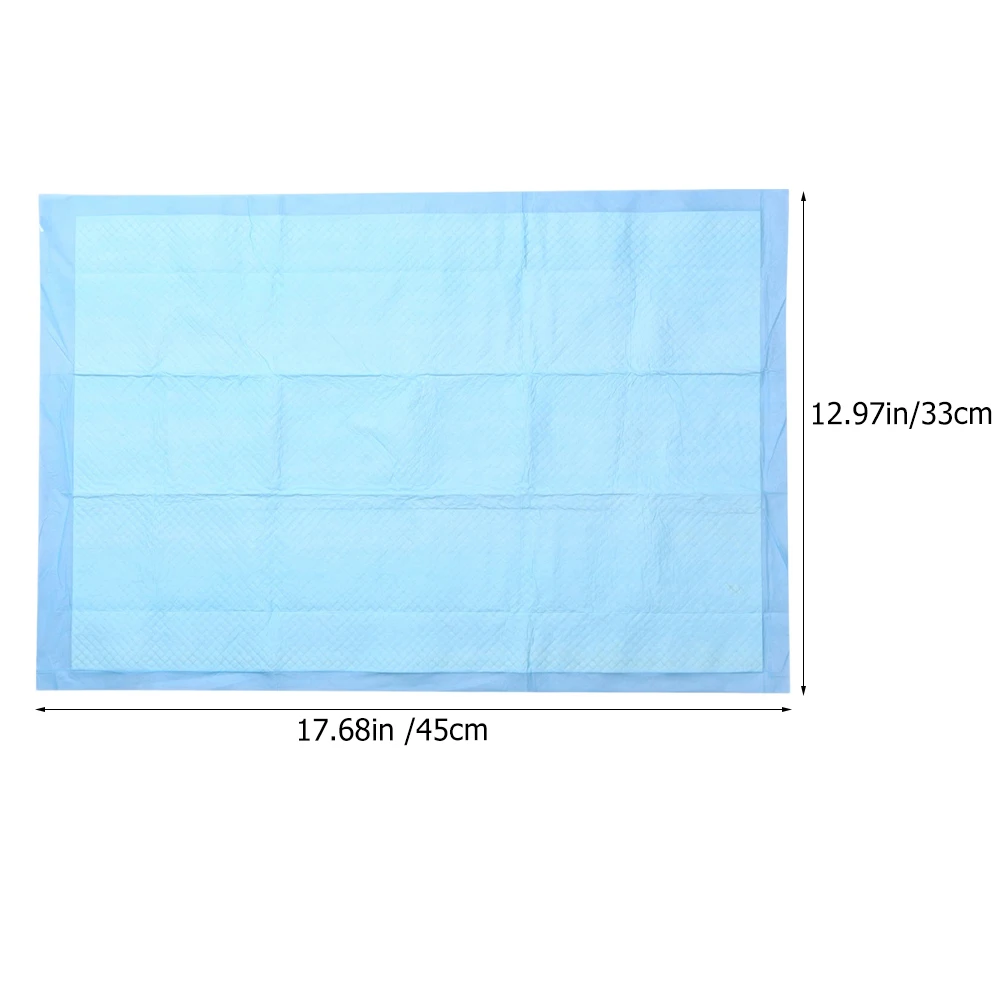 50 pcs Incontinence Bed Pad Underpads 33x45cm Bed Disposable for Elderly Newborn Adults