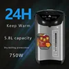 5.8L Electric Kettle Temperature Control Keep Warm Coffee Hot Water Boiler Food Grade 304 Stainless Steel Electric Kettle 4