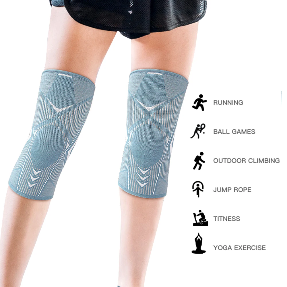 Compression Knee Brace 1Pcs Compression Knee Brace for Women Men Running Knee Pain Knee Support Compression Sleeve Sports Braces for Arthritis
