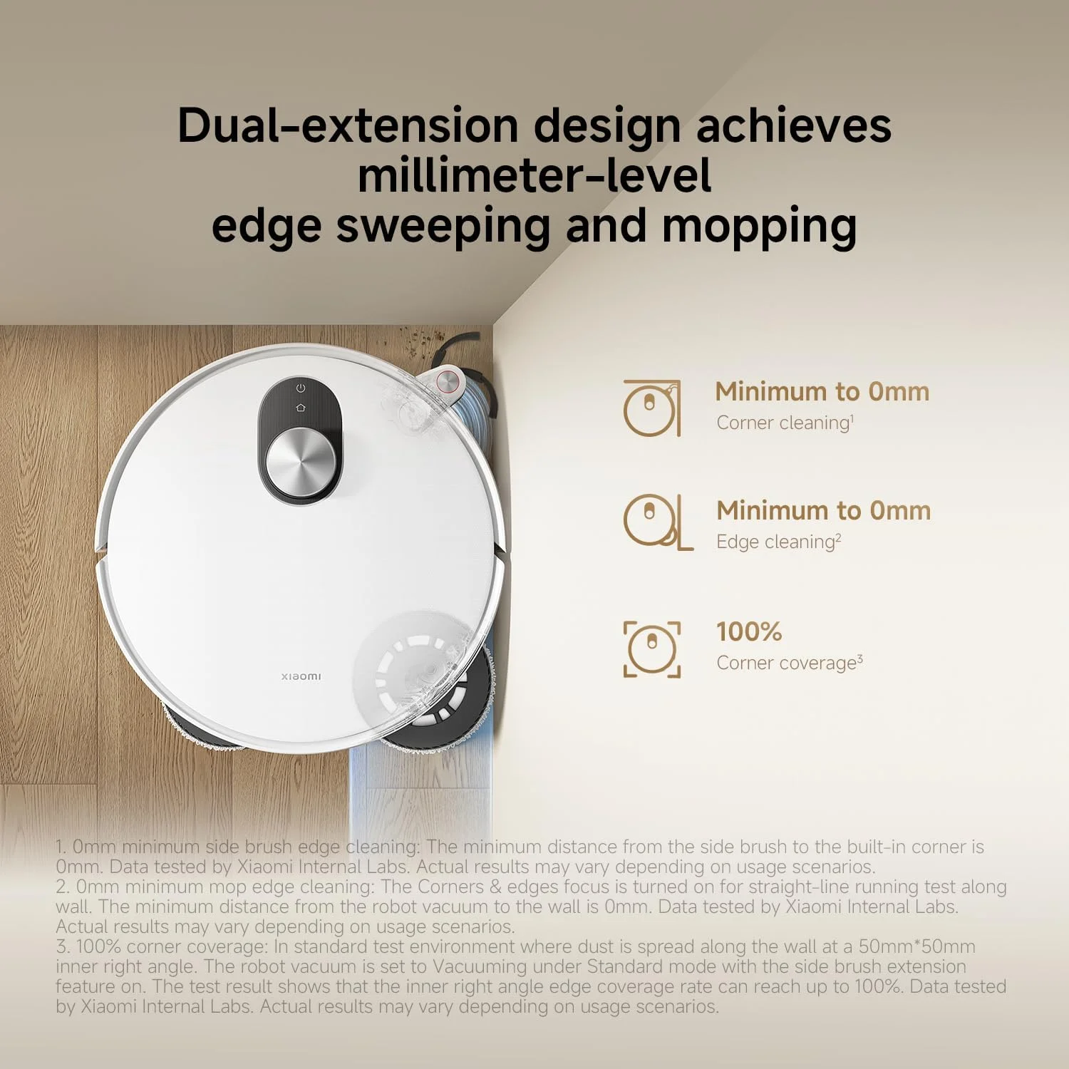 مكنسة روبوت شاومي شفط قوي