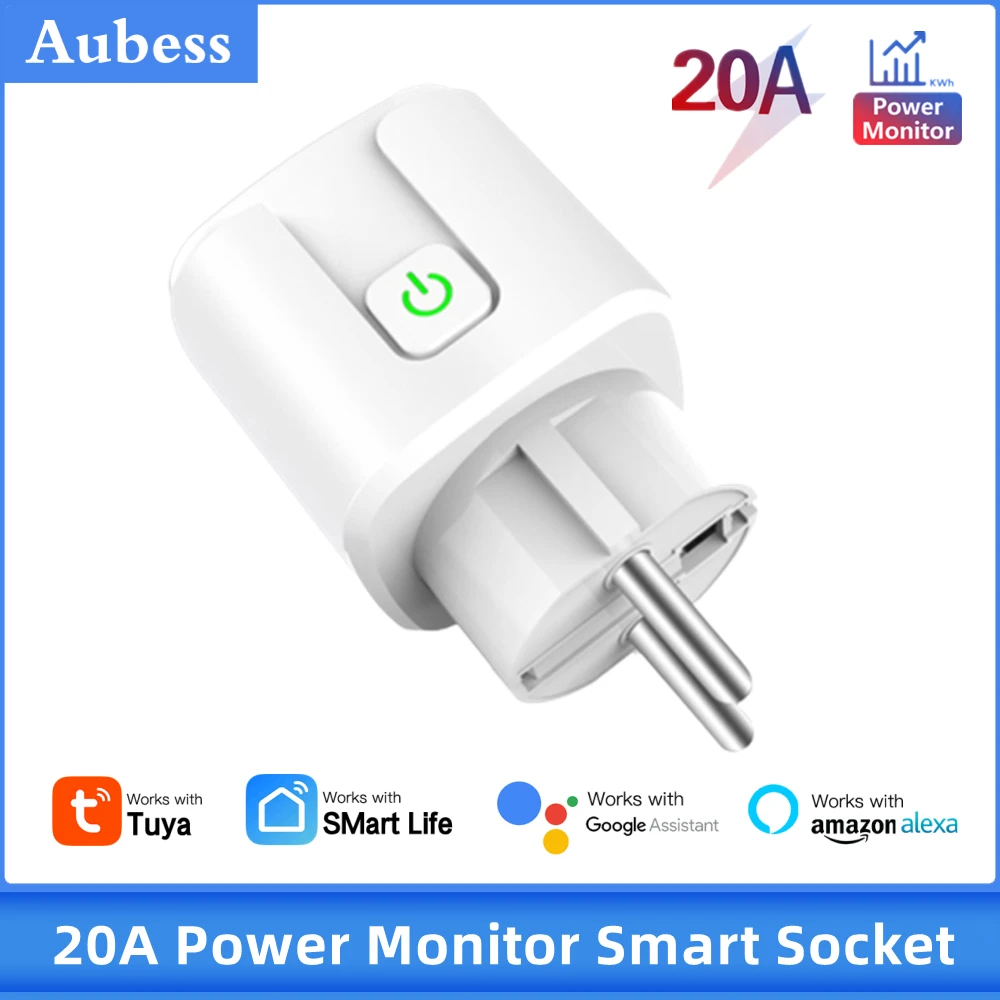 Tuay WiFi/ZigBee Smart Socket EU 16A/20A Smart Plug With Power Monitoring  Smart Life APP Remote Control Support Google Alexa Hom - AliExpress