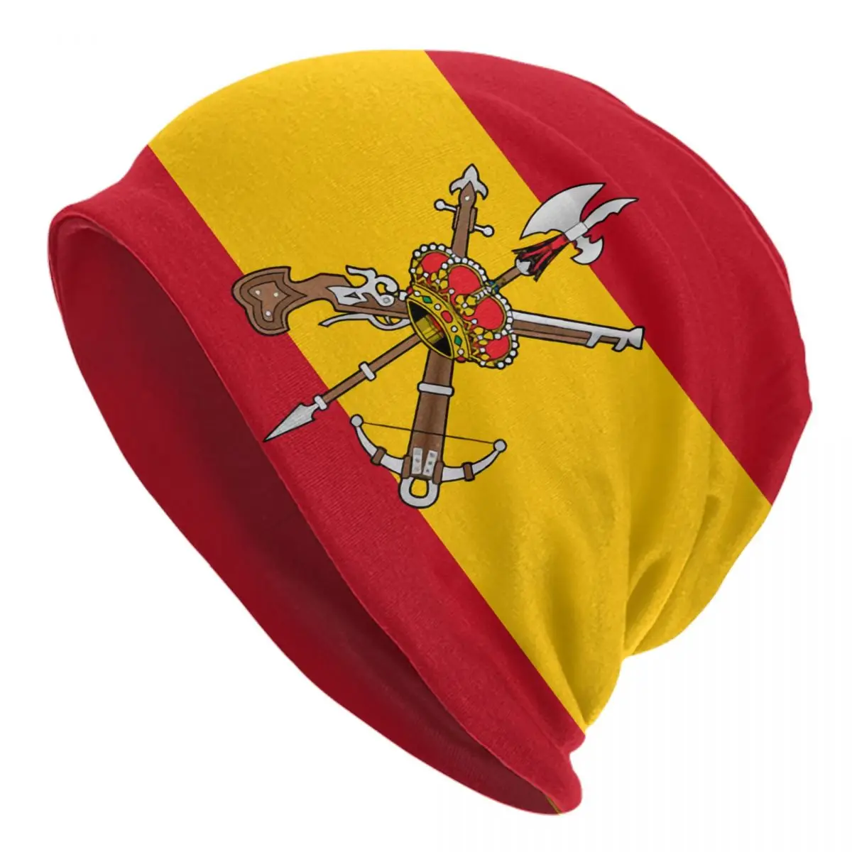 

Spanish Legion Flag Bonnet Hats Cool Knit Hat For Men Women Autumn Winter Warm Spain Army Proud Skullies Beanies Caps