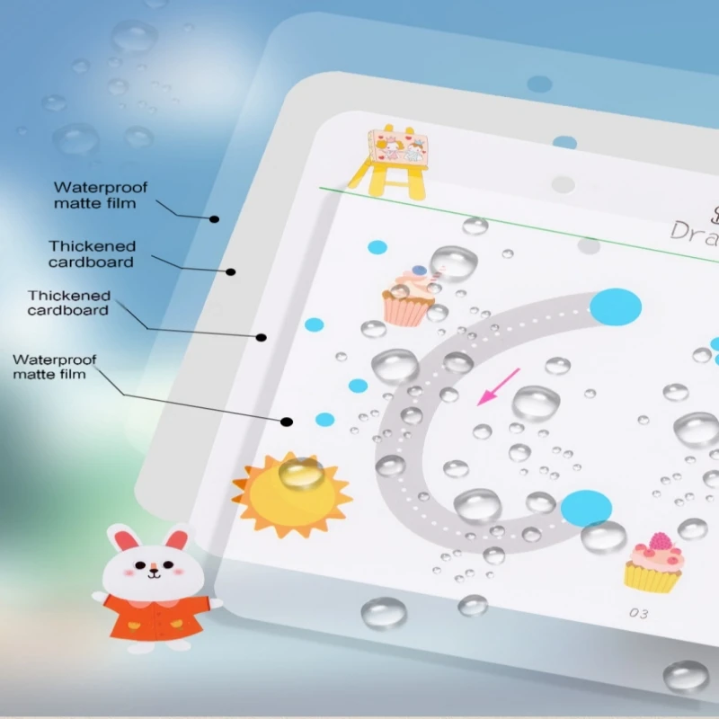 مجموعة أقلام تتبع سحرية قابلة لإعادة الاستخدام