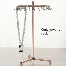 

Detachable Rotating Display Stand Jewelery Organizer Stud Rings Dangly Earrings Jewelry Hoops Holder Necklace Display Rack