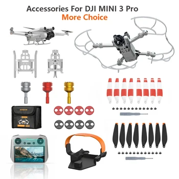 DJI 미니 3 프로용 프로펠러 홀더 가드 필름 안경 랜딩 기어 조이스티커 모터 커버, DJI 미니 3 드론 액세서리