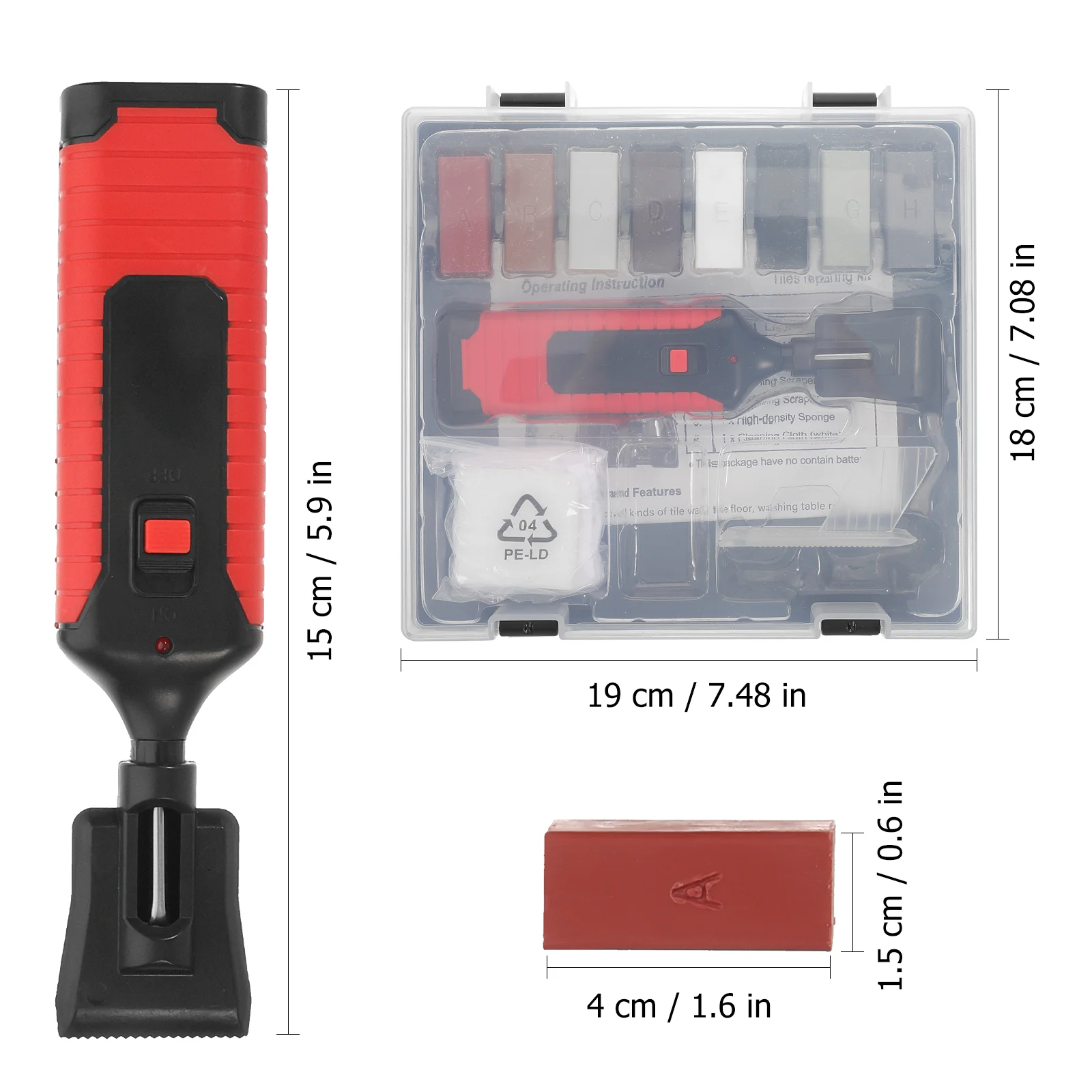 Furniture Touch up Kit Floor Repair Tile Porcelain Chip Strengthen Marble Paint Abs Tub