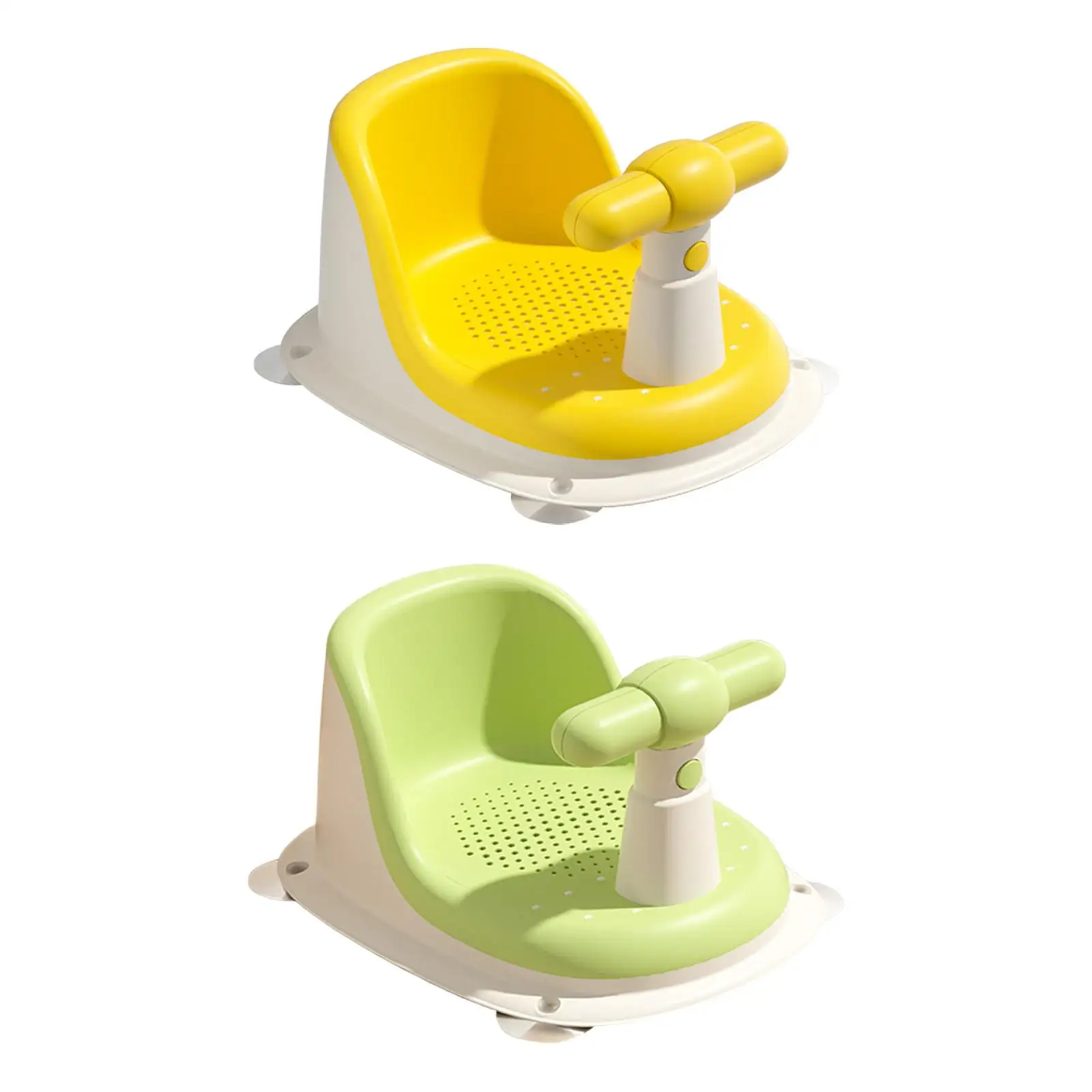 

Baby Bath Seat Nonslip Sit up Bathing Suction Cups Durable Floor Seat Bath Seat Chair for Kids Newborn Boys Girls over 6 Months