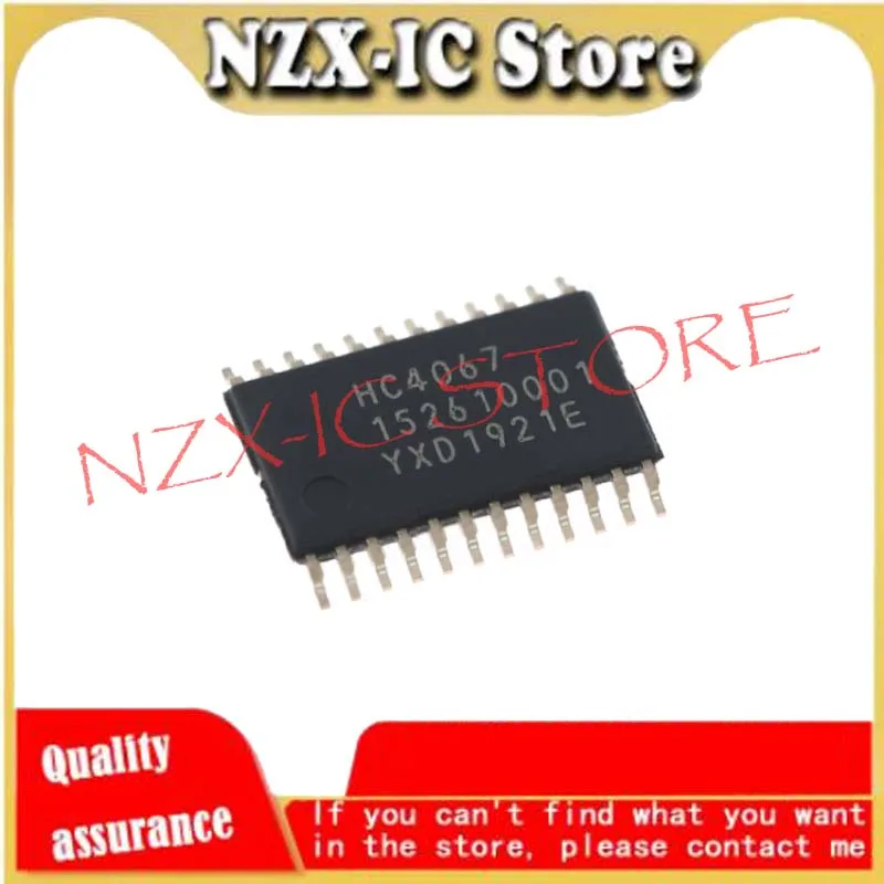 

5PCS/LOT New imported original 74HC4067PW HC4067 TSOP-24 Patch multiplexing Switch chip IC