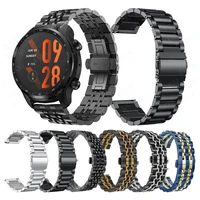 Cinturino in metallo in acciaio inossidabile per TicWatch Pro 3 Ultra GPS Smart Watch Band per accessori per cinturini TicWatch E3/GTX