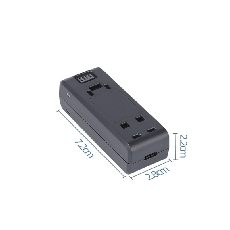 Fast Charge Hub para Insta 360 One rs r Câmera Accessorie Lithium Gopro Backup Battery Base Tipo-c Port Dual Charger Accessorie - Image 2