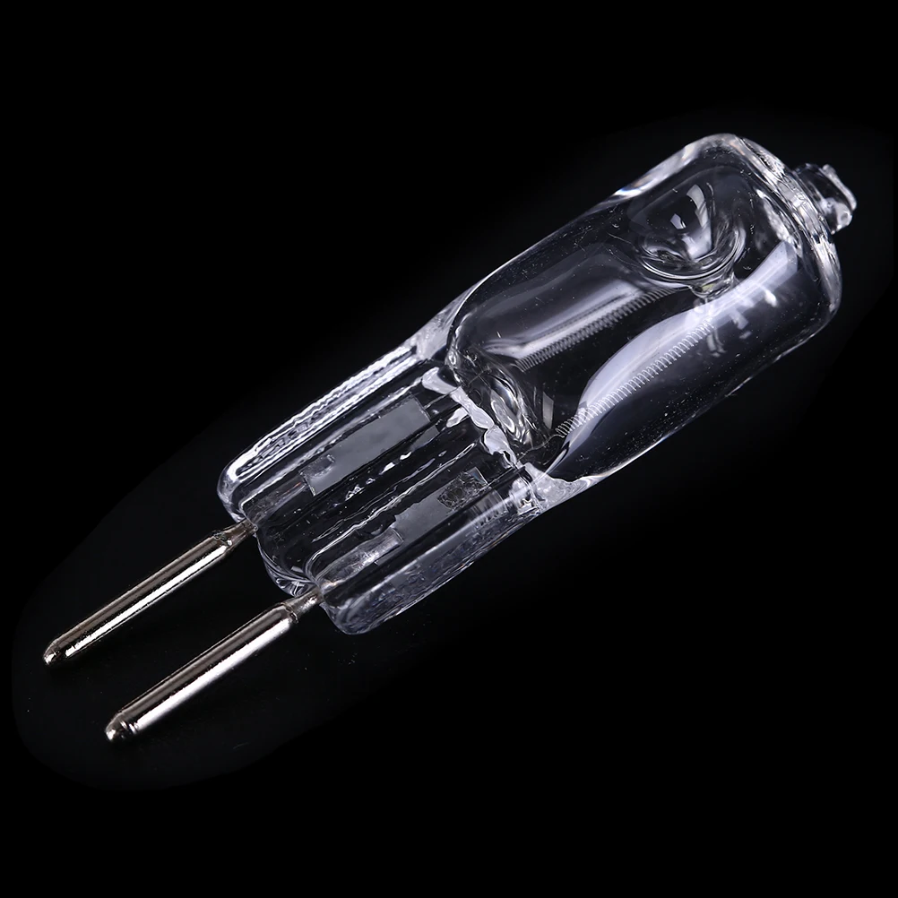 크리스탈 라이트 기계 작업 램프, G5.3, 220V, 35W, 50W, 할로겐 램프 구슬, 노란색, 밝은 색상, 투명 전구, 5 개