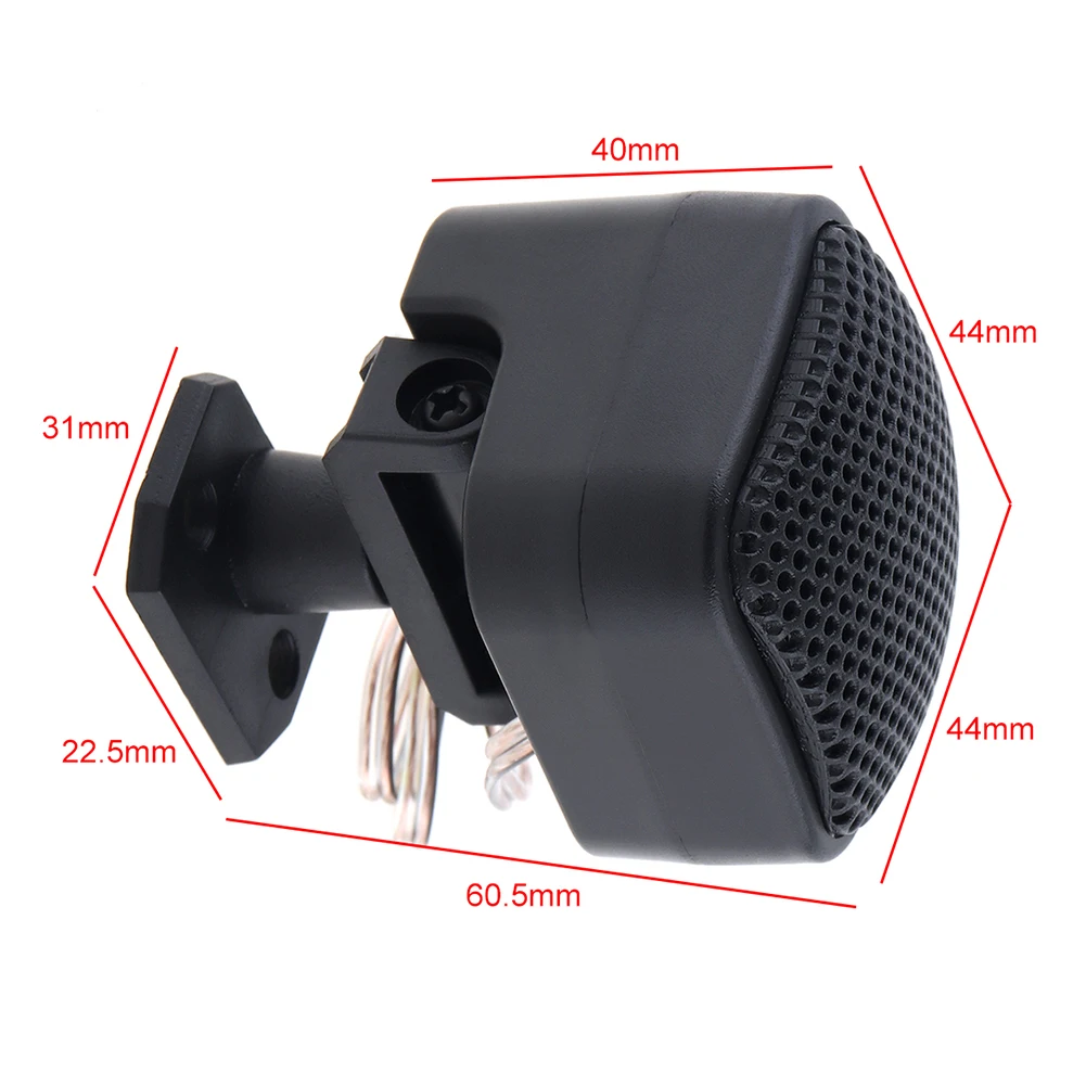 

Loud Speakers Car Tweeter 2pcs 44*40*60 MM Accessories Amplification Built-in Crossover Dome Parts Replacement