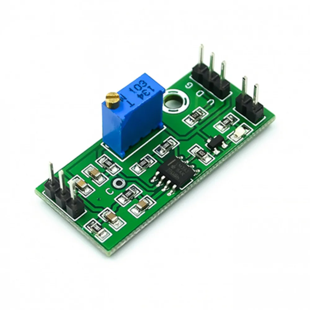 

LM393 Voltage Comparator Module Signal Waveform Adjustable High Low Level/Load Drive Dual Channel 4.5-28V High Voltage Module