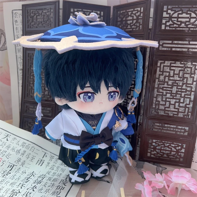 Anime Genshin Impact Scaramouche Wanderer San Dou Ni 20cm Cute Plush Doll  Dress Up Cospslay Anime Toy Figure Xmas Gifts LHXY