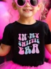 Children's T-shirt  IN MY SWIFTIE ERA Print Crew Neck Short Sleeve T-shirt, Girls Kids Casual Tops for Spring Summer Autumn 2