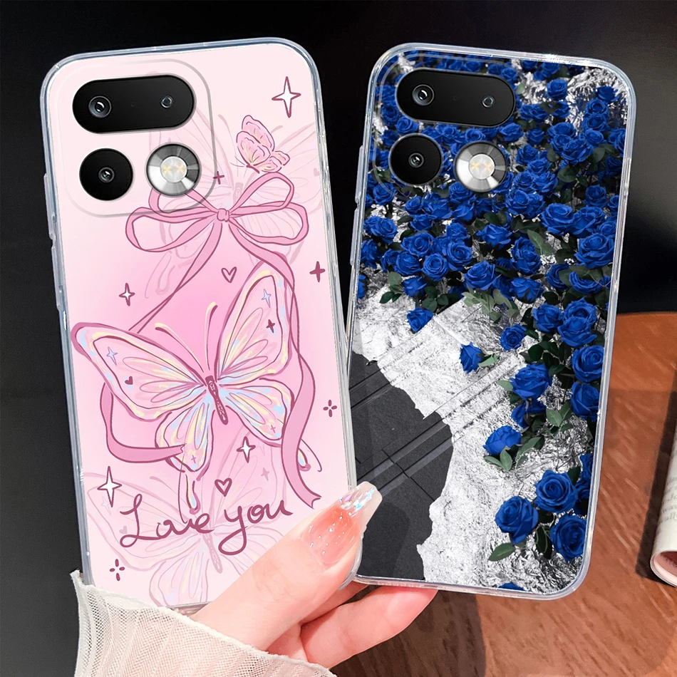 Stylish Soft Slim TPU Clear Silicone Phone Case - Lightweight Protective Cover