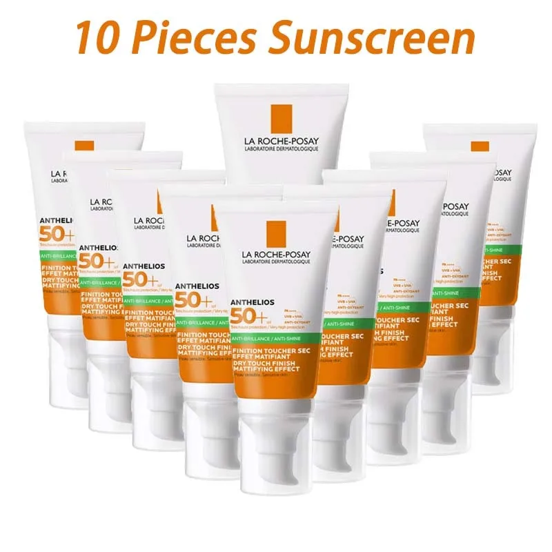 10PCS La Roche Posay Sunscreen SPF50+ Oil Control Light And Non Greasy