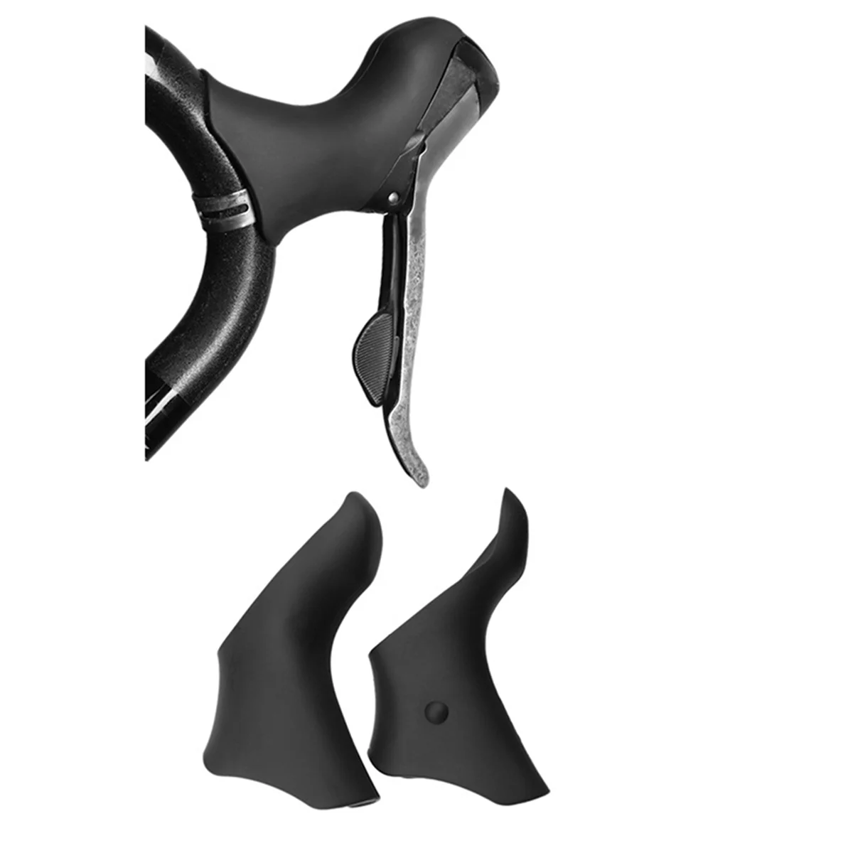Bicycle Handlebar Bracket Covers Hoods Brake Shift Lever Shimano ST5600/5601/6600 Rubber